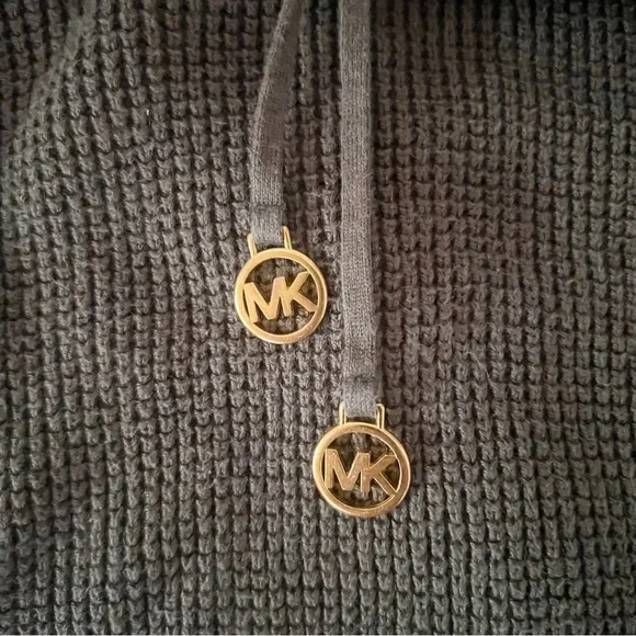 Michael Kors | Women’s Ribbed Pullover Hoodie | M - Picture 3 of 10